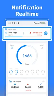 Step Me Health android App screenshot 1